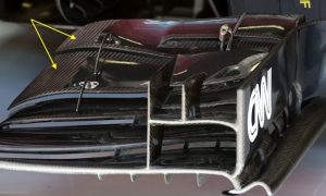 The FIA inflexible on front wing stiffness