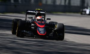 Button hit with drive-through penalty