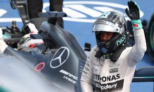 'I was pushing like mad' - Rosberg