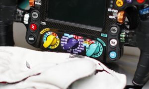 Take a look around Lewis Hamilton's F1 steering wheel