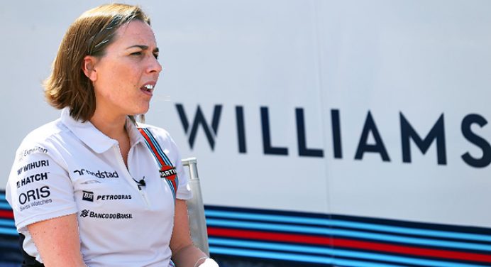Claire Williams: 'I had to work twice as hard to get here'