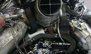 Exclusive pictures of the Honda power unit