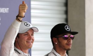 Pole sitter Rosberg expects ‘long battle’ to Turn 1