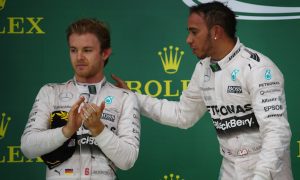 Throwing cap at Hamilton 'just some games' - Rosberg