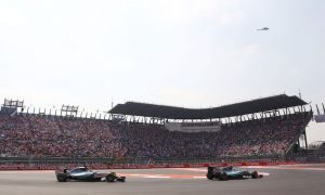 Rosberg holds off Hamilton as Vettel crashes