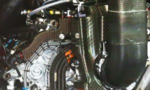 Exclusive pictures of the Mercedes power unit