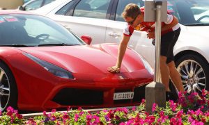 Scene at the Abu Dhabi Grand Prix