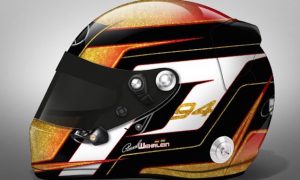 Wehrlein unveils new helmet design for F1 debut