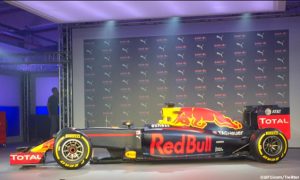 Red Bull unveils 2016 F1 livery in London