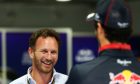 Christian Horner (GBR) Red Bull Racing Team Principal with Daniel Ricciardo (AUS) Red Bull Racing.