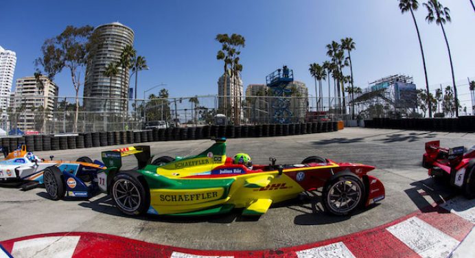 Di Grassi wins, Buemi falters at Long Beach
