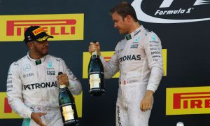Hamilton speaks of 'pure respect' for Rosberg