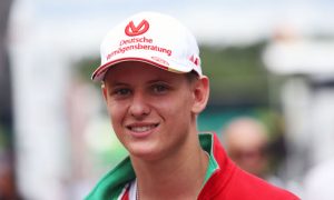 Mick Schumacher visits the F1 paddock