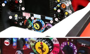 The multiple facets of the Ferrari steering wheel