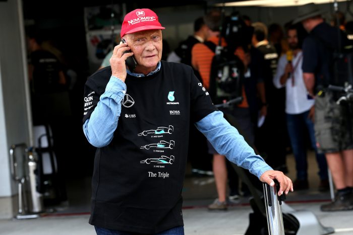 Lauda's blood pressure back down to normal