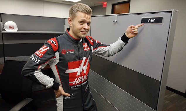 Check out K-Mag’s first day at Haas in funny video