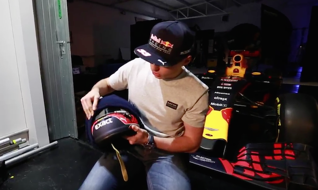 Verstappen unveils ‘aggressive’ new lid and there’s no orange!