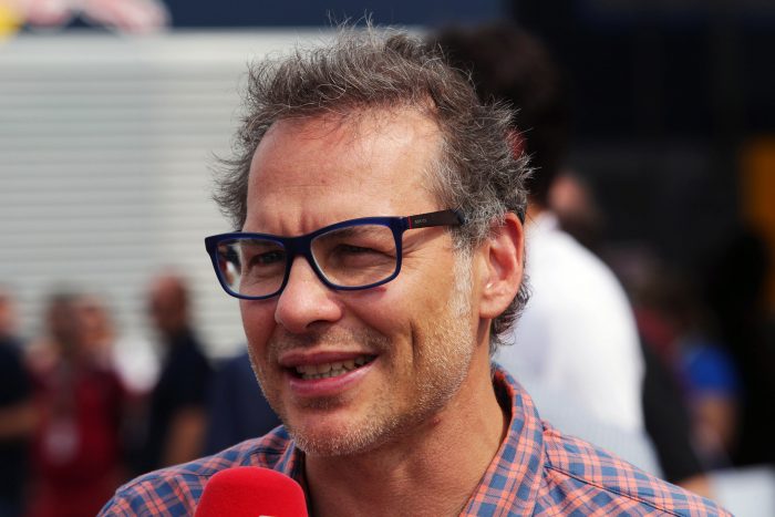 Former world champion Jacques Villeneuve at the Italian Grand Prix