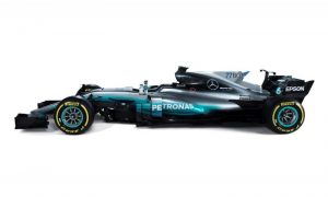 Mercedes reveals new race number format on its W08