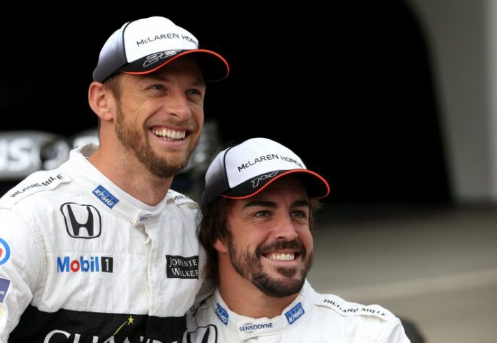 Jenson Button, Fernando Alonso - McLaren