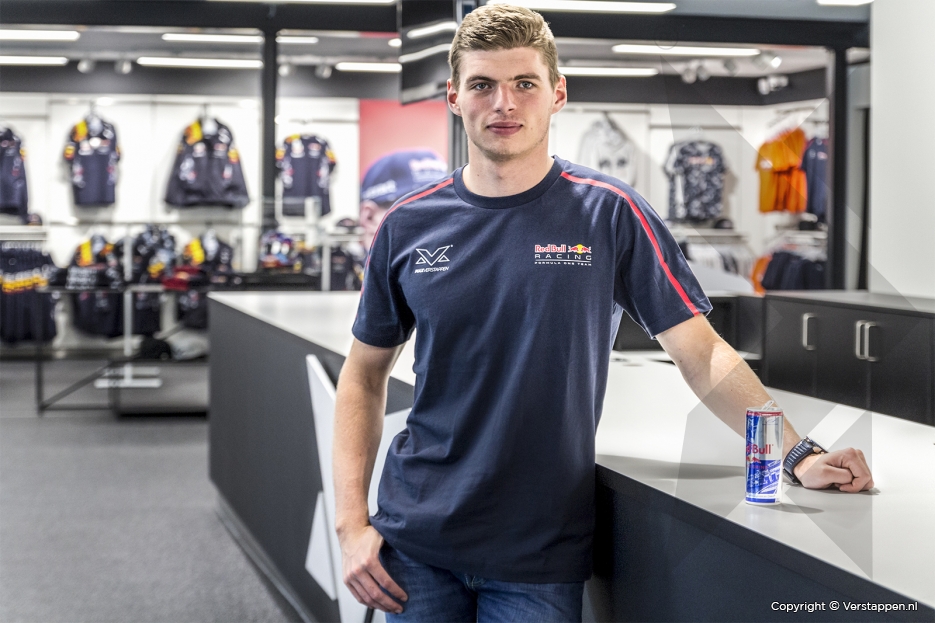 Red Bull Max Verstappen gets his store!