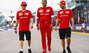 No contract talks at Ferrari... yet.