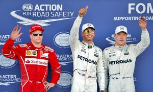 Hamilton beats Bottas to pole position in Baku