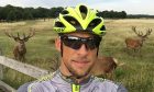 Jenson Button training in Richmond Park - July 22 2017