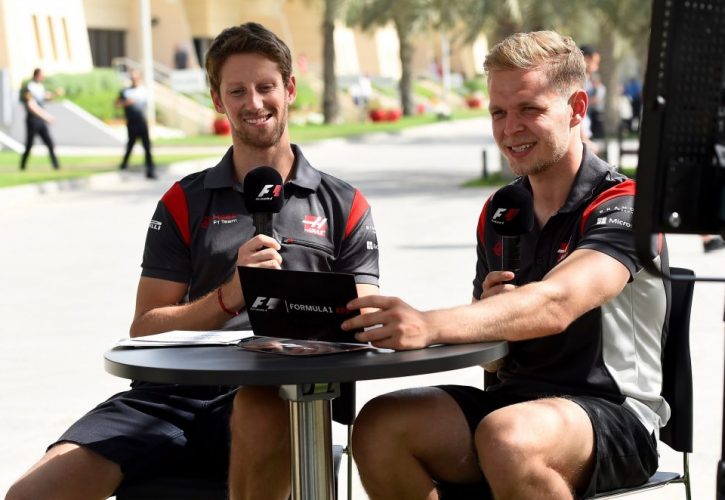 Magnussen 'best team mate since Alonso' - Grosjean