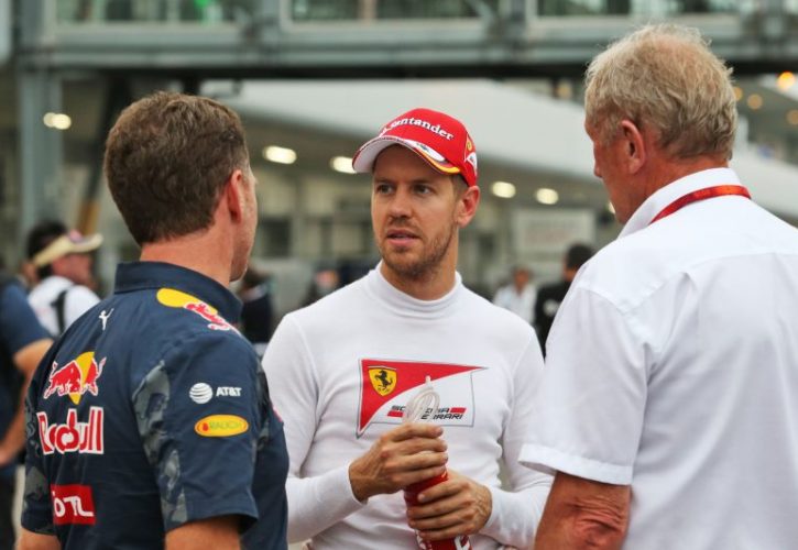 Sebastian Vettel-Christian Horner