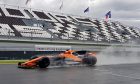 Stoffel Vandoorne - wet weather testing at Magny Cours