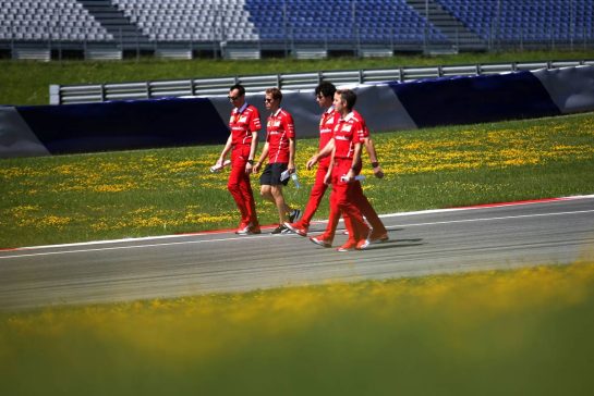 Sebastian Vettel (GER) Scuderia Ferrari 
06.07.2017. Formula 1 World Championship, Rd 9, Austrian Grand Prix, Spielberg, Austria, Preparation Day.
- www.xpbimages.com, EMail: requests@xpbimages.com - copy of publication required for printed pictures. Every used picture is fee-liable. © Copyright: Charniaux / XPB Images