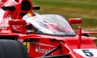 The new Shield Device atached to Sebastian Vettel's Ferrari at the British Grand Prix