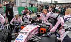 Force India car
