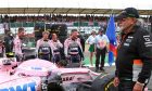 Force India team principal Dr Vijay Mallya on the grid at the British Grand Prix, Silverstone