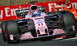 Perez 'ripped off my floor', says Force India team mate Ocon
