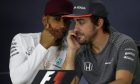 Fernando Alonso and Lewis Hamilton