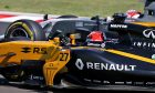 Nico Hulkenberg (Renault), Kevin Magnussen (Haas F1) clash in the Hungarian Grand Prix