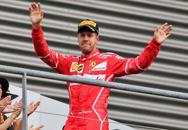 Sebastian Vettel, Ferrari, Belgian Grand Prix