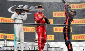 Belgian GP podium pictures