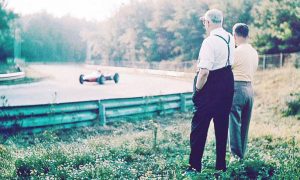 The Commendatore watches from the Monza parklands