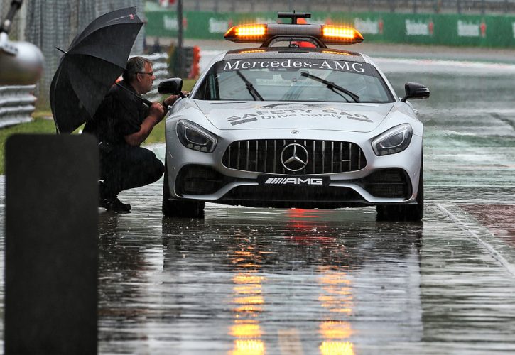 Safety Car during qualifying for the Italian Grand Prix