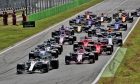 Start of the Italian Grand Prix at Monza, after nine drivers affected by grid penalties.