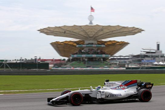 Felipe Massa (BRA) Williams F1 Team
30.09.2017. Formula 1 World Championship, Rd 15, Malaysian Grand Prix, Sepang, Malaysia, Saturday.
- www.xpbimages.com, EMail: requests@xpbimages.com - copy of publication required for printed pictures. Every used picture is fee-liable. © Copyright: Charniaux / XPB Images