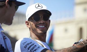 Hamilton focused on Sunday's race, not 'silly' title talk
