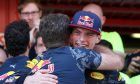Max Verstappen and Christian Horner, Red Bull Racing