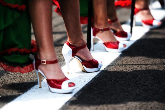Grid girls.
29.10.2017. Formula 1 World Championship, Rd 18, Mexican Grand Prix, Mexico City, Mexico, Race Day.
- www.xpbimages.com, EMail: requests@xpbimages.com - copy of publication required for printed pictures. Every used picture is fee-liable. © Copyright: Price / XPB Images