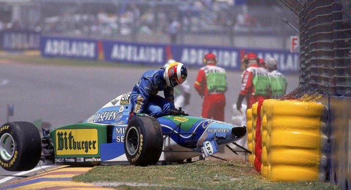 Schumacher's first crown, but not his finest hour
