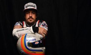 Alonso ready to give the kids a spanking on the banking!