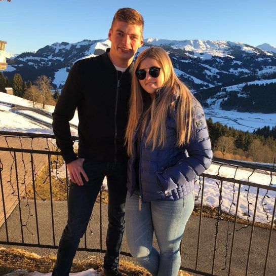 Mav Verstappen and his sister